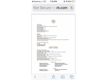 Roaring Fork menu photo