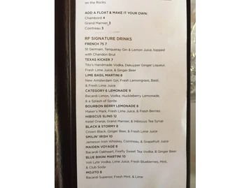 Roaring Fork menu photo