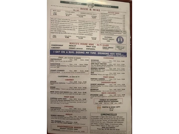 Rocco's Ristorante Pizzeria menu photo