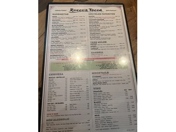Rocco's Tacos & Tequila Bar menu photo