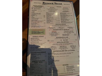 Rocco's Tacos & Tequila Bar menu photo
