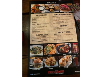 Rock & Brews menu photo