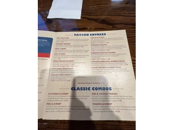 Rody's Tavern menu photo