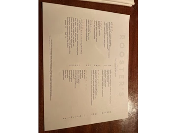 Rooster's Wood-fired Kitchen - Uptown menu photo