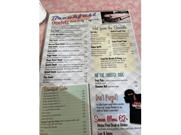 Rosie's Diner Aurora menu photo