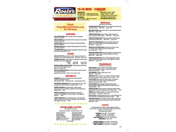 Rosie's Mexican Cantina menu photo