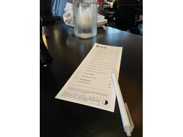 Row 34 menu photo