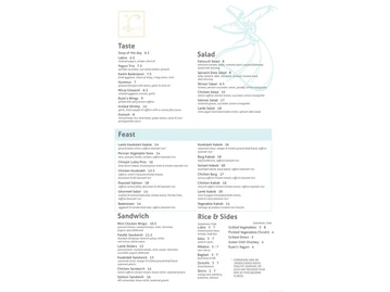 Rumi's Kitchen Avalon menu photo