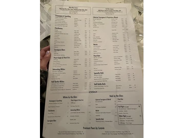 Rusty Pelican menu photo