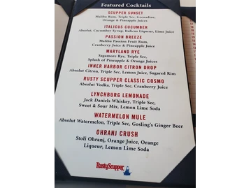 Rusty Scupper Restaurant & Bar menu photo