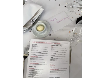 Ruth's Chris Steak House menu photo
