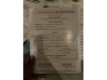 Ruth's Chris Steak House menu photo