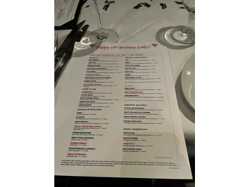 Ruth's Chris Steak House menu photo