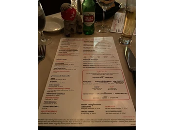 Ruth's Chris Steak House menu photo