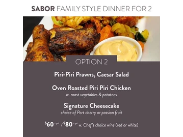 Sabor Restaurant menu photo