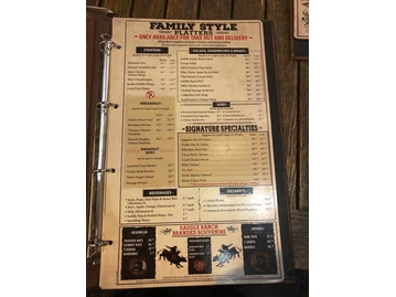 Saddle Ranch Chop House menu photo