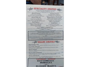 Saddle Ranch Chop House menu photo