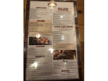 Saltgrass Steak House menu photo