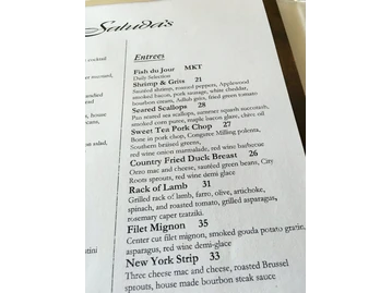 Saluda's Restaurant menu photo