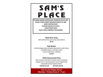 Sam's Place Belle Meade menu photo
