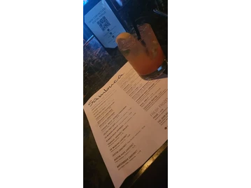 Sambuca menu photo
