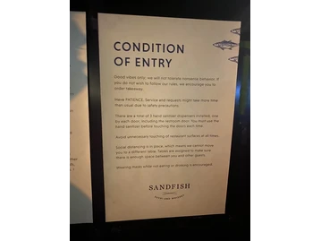 Sandfish Sushi & Whiskey menu photo