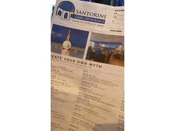 Santorini by Georgios menu photo