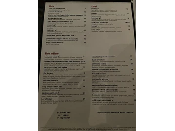 Sarita a Restaurant menu photo