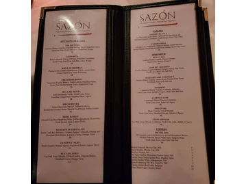 Sazón menu photo