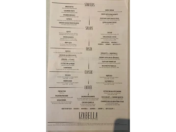 Scusa Italian Ristorante menu photo