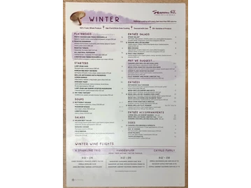 Seasons 52 menu photo