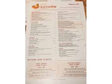 Seasons 52 menu photo