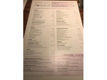 Seasons 52 menu photo