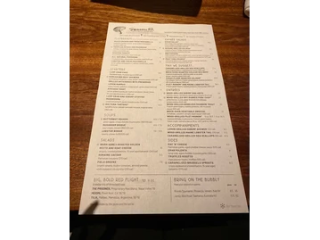 Seasons 52 menu photo