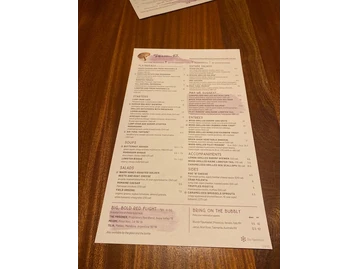 Seasons 52 menu photo