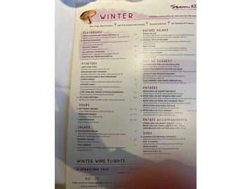 Seasons 52 menu photo
