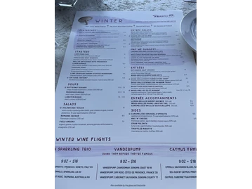 Seasons 52 menu photo