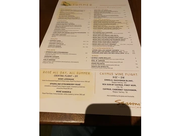 Seasons 52 menu photo