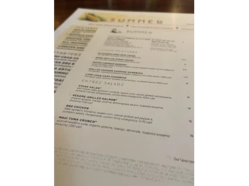 Seasons 52 menu photo