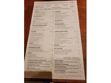 Seasons 52 menu photo