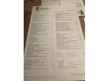 Seasons 52 menu photo