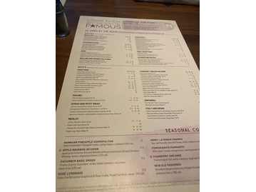 Seasons 52 menu photo
