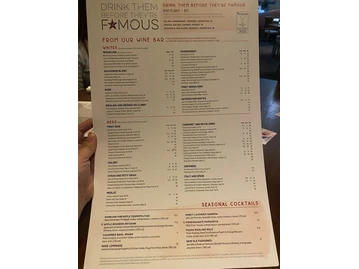 Seasons 52 menu photo