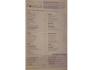 Seasons 52 menu photo
