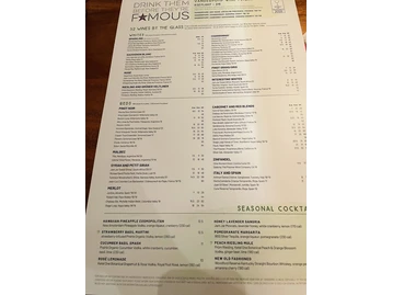 Seasons 52 menu photo