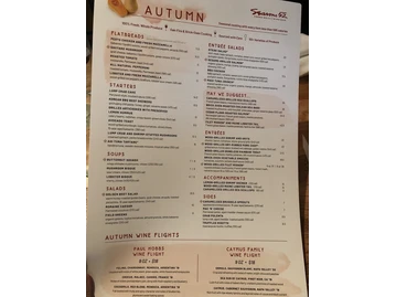Seasons 52 menu photo