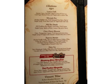 Silverado Steak House menu photo