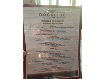 Skull Creek Dockside menu photo