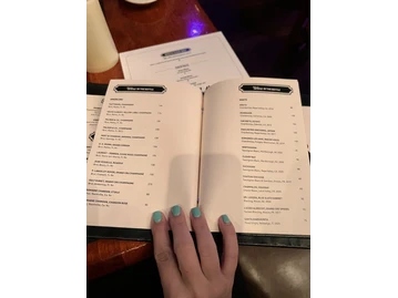 Skull's Rainbow Room menu photo