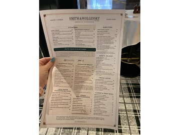 Smith & Wollensky menu photo